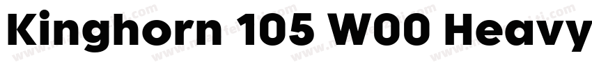 Kinghorn 105 W00 Heavy字体转换